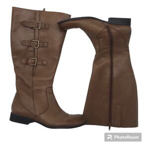 NATURALIZER Wide Shaft Camel Riding Boots - Jewels
